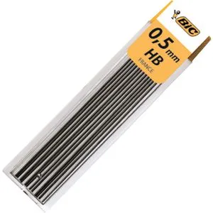 Bic Druckbleistiftminen Criterium 827065, HB, Strichbreite 0.5mm, 12 Stück