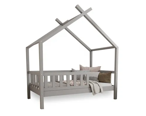 Deine Möbel 24 Hausbett Kinderbett STAR PLUS