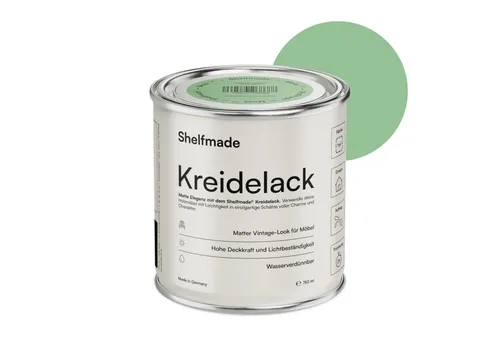 shelfmade Kreidefarbe Kreidefarbe Möbel Shabby Chic Holzlack DIY - Chalk Paint matter Look