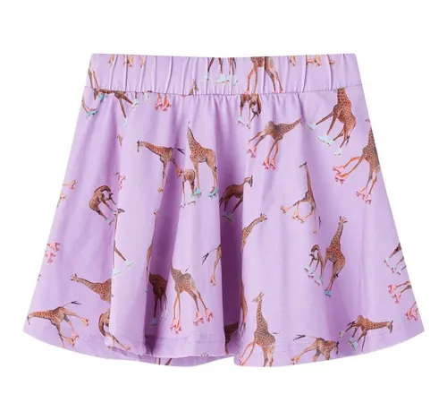 vidaXL Faltenrock Kinderrock Lila 104