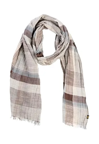 camel active Modeschal aus Baumwoll-Twill in braun von camel active