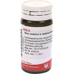 NUX Vomica E semine D 6 Globuli 20 g