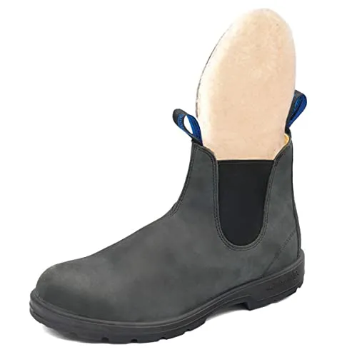 Blundstone Unisex Thermal Series Chelsea-Stiefel, Rustikales Schwarz, 42 EU - Herren-Stiefel, klassische Stiefelette aus strapazierfähigem und wasserabweisendem Leder für optimalen Komfort bei jedem Wetter.