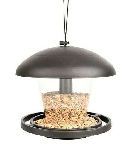 ESSCHERT Vogelfuttersilo Kunststoff 19,2x19,2x17,5cm