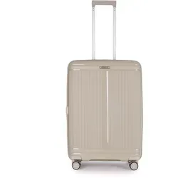Stratic Reisekoffer Straw T Trolley 67 cm - Erweiterbar, 4 Rollen, nachhaltiger Begleiter aus 25% Stroh, ideal für umweltbewusste Reisende