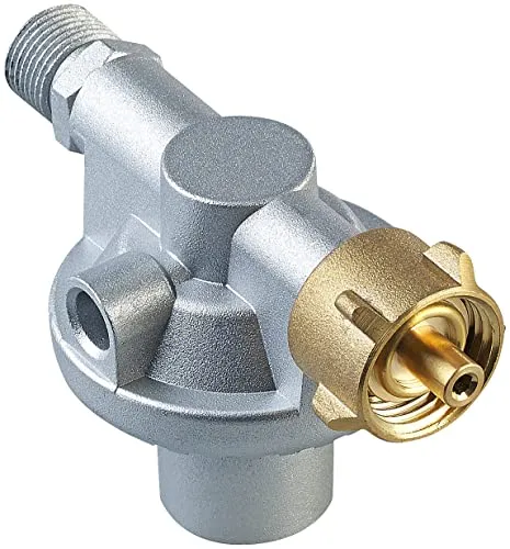 AGT Zubehör zu Unkraut-Brenner: Druckminderer für Profi Gas-Unkrautbrenner UBR-10 (Gasbrenner Unkrautvernichter, Profi Unkrautvernichter, Gasdruckregler)