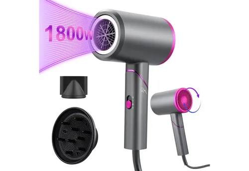 CkeyiN Elektrohaarbürste - Kabelloser Haarglättungskamm mit Negativ-Ionen-Technologie - Lockenstäbe mit 3 Temperaturstufen (160°C, 180°C, 200°C) und 5200-mAh-Akku für bis zu 60 Minuten kabelloses Styling, perfekt für gesundes und glänzendes Haar.