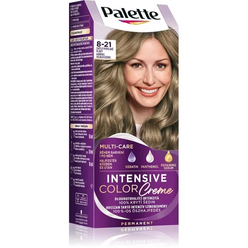Palette Intensive Color Creme Haarfarbe Asche Hellblond 8-21