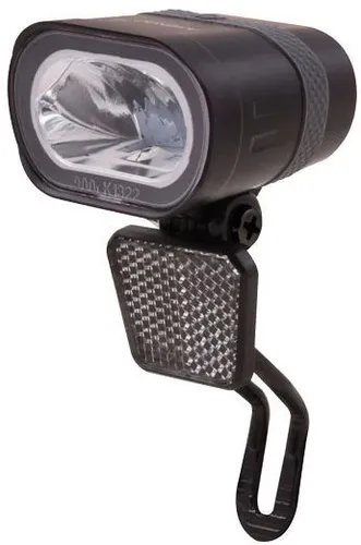 Scheinwerfer Spanninga Axendo 40 XDAS Nabendynamo - Fahrradbeleuchtung mit LED-Technologie, bietet zuverlässige Sichtbarkeit durch Licht- und Bewegungssensoren für sicheres Fahren bei Dunkelheit.