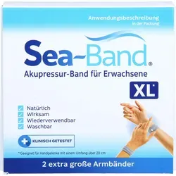 Produktbild Sea-Band Akupressurband für Erwachsene XL grau 2 St