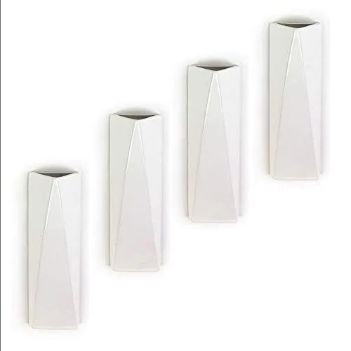 Luftbefeuchter 4-teiliges Set aus Keramik GEO lang flach zur Befestigung am H...