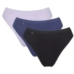 sloggi Women's Basic+ Tai C3P Briefs 3er Pack - Funktionsunterwäsche, bequeme Passform und hohe Bewegungsfreiheit in mehreren Farben erhältlich