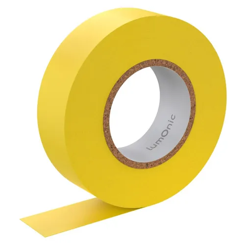 5x 20m PVC Isolierband 19mm Klebeband Gelb Isolierband Elektriker Bastler