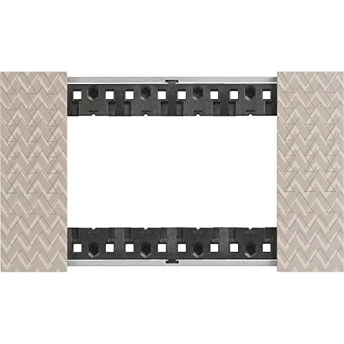 Living Now Placca 4 Module aus Kunststoff Pixel, Optic