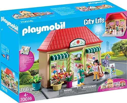 PLAYMOBIL City Life 70016 Mein Blumenladen, Ab 4 Jahren