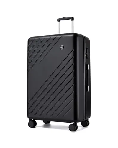 KONO Hartschalenkoffer 76.5x50.5x29cm, 94L – Ideal für Reisen mit der Familie