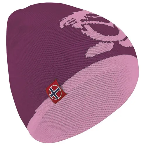 Trollkids - Kid's Troll Beanie - Mütze Gr 52-56 cm - 6-12 Years lila/rosa