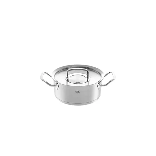 Fissler Original-Profi Collection Braten-Topf 20 cm - Kochtöpfe für alle Herdarten, inklusive Induktion. Mit integrierter Mess-Skala und angenehmen Kaltmetallgriffen für komfortables Kochen.