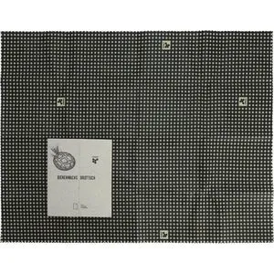 beegut Bienenwachstücher XXL Brottuch, 46 x 60 cm, schwarz / weiß