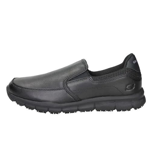 Skechers Herren NAMPA Groton Slipper - Bequeme Rutschfeste Schuhe in Schwarz - Slipper & Mokassins für Herren mit Memory-Schaum für maximalen Komfort, ideal für den täglichen Gebrauch und sicherer Halt dank rutschfester Sohle.