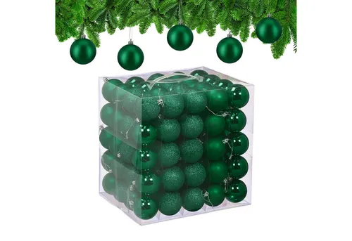 Weihnachtsbaumschmuck Grün von Relaxdays