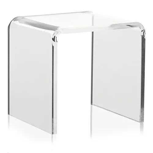 U-Ständer/Winkel aus PLEXIGLAS® (5x5cm) als Acrylglas Aufsteller/Ständer für Schmuck und Figuren in Vitrine/Schaufenster