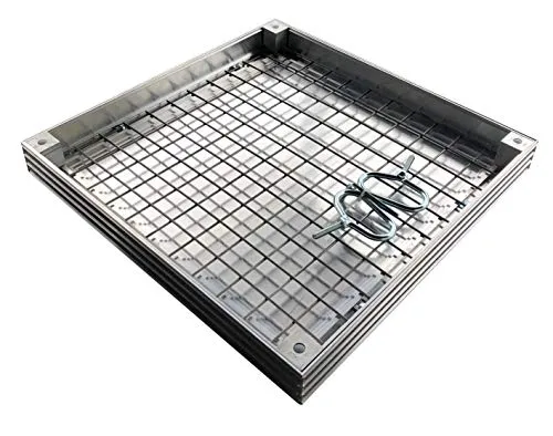 Begehbare Schachtabdeckung 60 x 60 cm, lichte Weite 50 x 50 cm