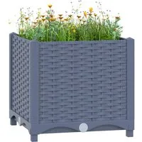 furnicato Hochbeet 40x40x38 cm aus Polypropylen