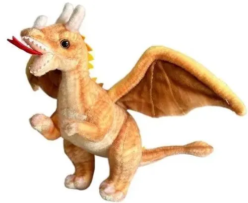 Plüschtier aus der Serie Drache, in Braun, 41 cm groß