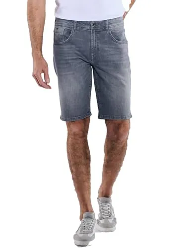 engbers Herren Bermuda grau - Größe 56 - Herren-Shorts für den Sommer, mit authentischer Waschung und 5-Pocket-Style, ideal für Strandspaziergänge oder Gartenzeit.