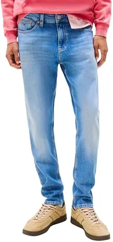 Tommy Jeans Herren Jeans Hose Austin Slim Tapered Fit, Blau (Denim Medium), 34W/34L