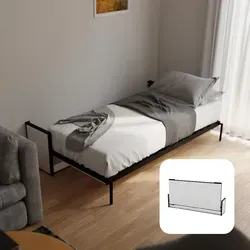 WallBedKing Schrankbett – Platzsparendes Vertikales Wandbett 200 cm - WallBedKing Schrankbett – Ideal für kleine Räume! Das vertikale Wandbett lässt sich mühelos hochklappen und schafft zusätzlichen Platz. Robuster Rahmen und integrierter Lattenrost sorgen für Komfort und Sicherheit.