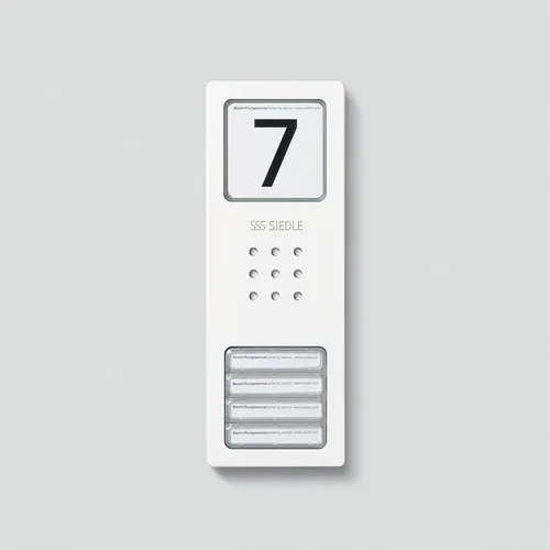 Siedle&Söhne Gehäuse-Oberteil CA 812-4/CA 850-4 W von Siedle&Söhne Gehäuse-Oberteil