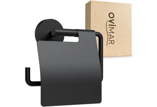 ovimar Toilettenpapierhalter Heroya in schwarz von ovimar