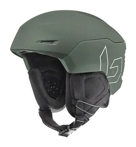 Bollé Ryft Pure Snow Helm, Forest Matte - Skihelme mit patentiertem Belüftungssystem für maximale Luftzirkulation und einem leichten, robusten Hybrid-Design für optimalen Schutz und Komfort.