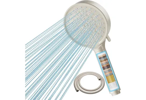 LuxusKollektion Handbrause Duschkopf Handbrause Filter Hochdruck wassersparend Khaki