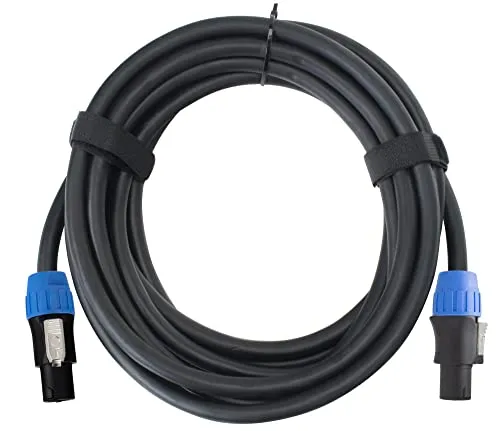 Pronomic pro-line BOXSP4-10 Lautsprecherkabel 10m - HiFi-Kabel, professionelles 4-Pol Speakon-kompatibles Boxenkabel mit hochwertiger Verriegelung und 10 m Länge für optimale Klangübertragung.
