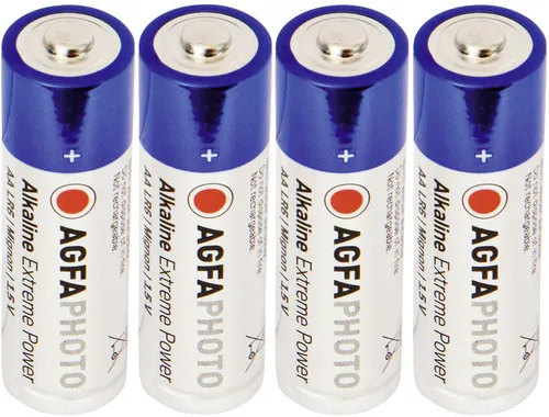 AGFA Batterien AA Mignon 1,5 V Alkali-Mangan LR 6 Batterie Platinum NEU 4 er Set