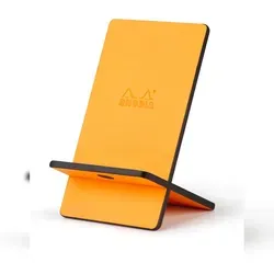 Rhodiarama, Handyhalter aus italienischem Kunstleder 13x8x8,5 cm - Orange 194433C