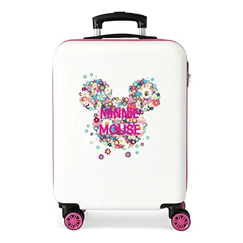 Disney Minnie Sunny Day Kabinenkoffer Rosa 37x55x20 cms Hartschalen ABS Kombinationsschloss 34L 2,6Kgs 4 Doppelräder Handgepäck