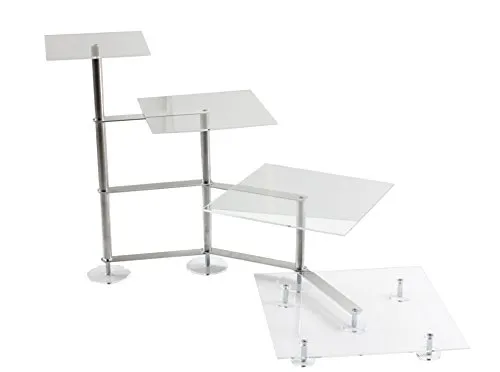 Tortenständer Tortenetagere Acrylglas Etagere Hochzeit 4 Etagen Acryl Eckig