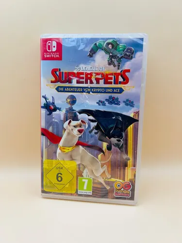 Super League of Pets: die Abenteur von Krypto und Ace (Nintendo Switch) *NEU*