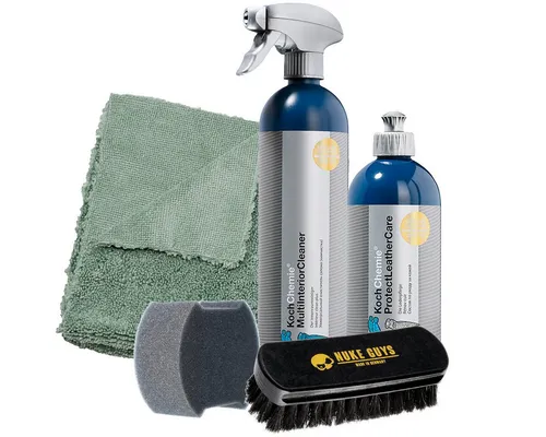 Koch Chemie Autopflege Set: Lederpflege & Innenreiniger - Umfassendes Autopflege Set mit Innenreiniger und Lederpflege für strahlende Sauberkeit im Fahrzeug. Ideal für Sitze, Cockpit und Armaturenbrett.