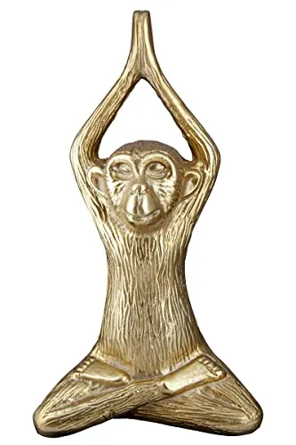 GILDE Deko Tierfigur Skulptur Yoga AFFE Monkey von GILDE