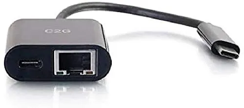 C2G USB-C-zu-Ethernet-Adapter mit Strom Delivery