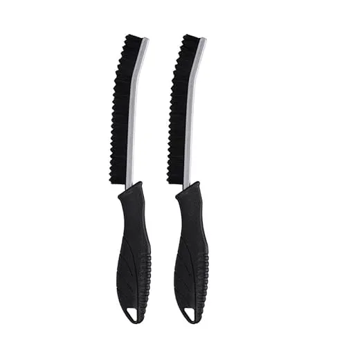 EINESIN Fugenreinigungsbürste,2 Stück Ecken Reinigungsbürste, Hartborsten-Eckenreinigungsbürste - Reinigungsbürste Geeignet für Küche Haus Toilette Fenster Fahrzeug Wasserhähne Fugen