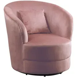 ATLANTIC home collection Drehsessel Colin in pink von ATLANTIC home collection