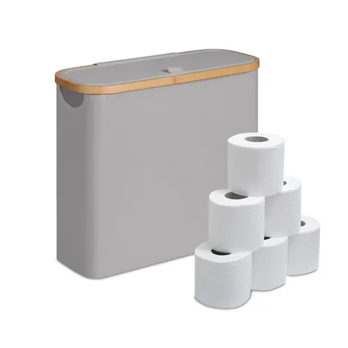 Toilettenpapier Aufbewahrung Reserverollenhalter Klopapier Korb stehend Stoff