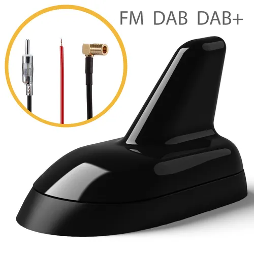 Produktbild ?DAB FM Dachantenne Aktiv DAB+ Antenne Verstärker SMB passt für JVC Sony Pioneer