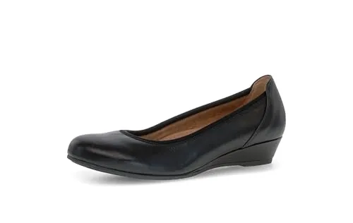 Gabor Damen Keilpumps - Elegante Businessschuhe mit Keilabsatz - Damen Uniform- & Berufsschuhe, klassisch und bequem mit 3 cm Keilabsatz, ideal für den Büroalltag und lange Tragezeiten.